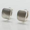 MaryGreen 925 sterling scratch ring earrings