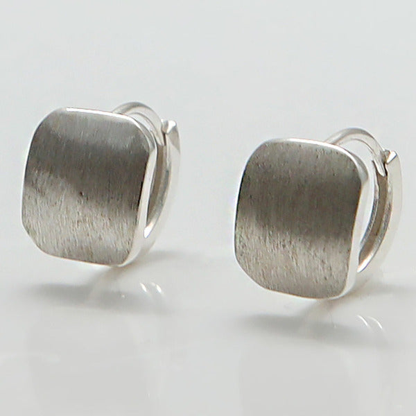 MaryGreen 925 sterling scratch ring earrings