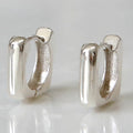 MaryGreen 925 sterling silver square ring earrings
