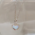 MaryGreen 925 SILVER Aurora Heart Necklace