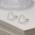 MaryGreen 925 sterling silver heart piercing set