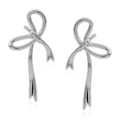 MaryGreen 925 sterling lovely ribbon earrings