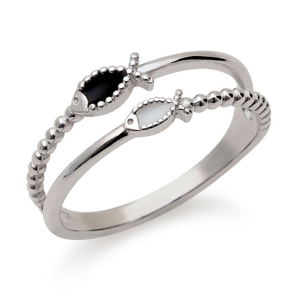 MaryGreen 925 Silver Twin Ring