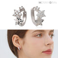 MaryGreen 925 silver flower earrings