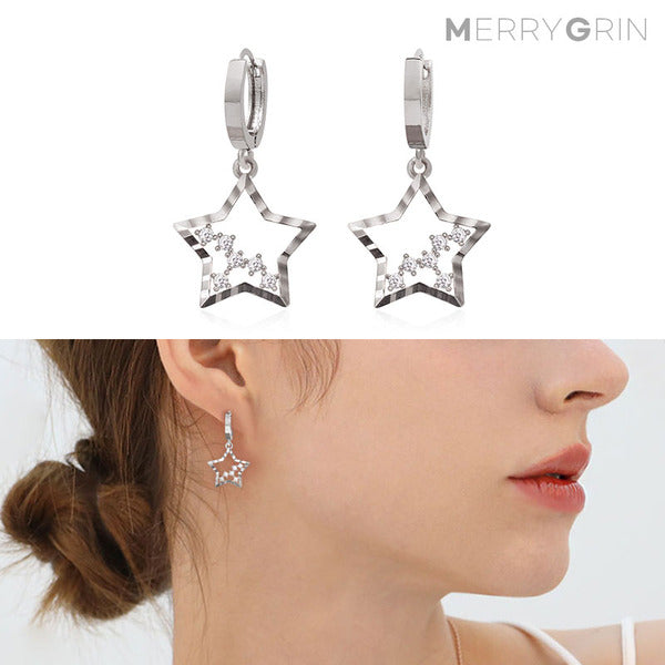 MaryGreen 925 silver Stella earrings