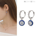 MaryGreen 925 sterling blue earrings