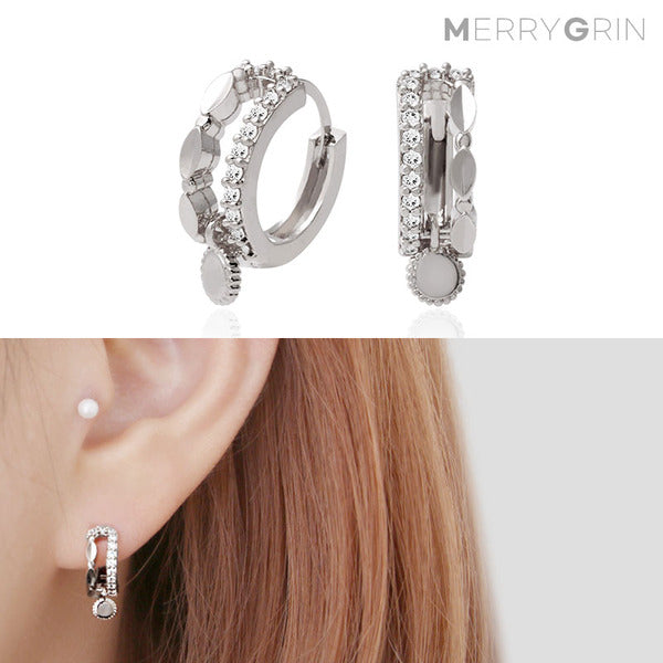 MaryGreen 925 silver Lea earrings