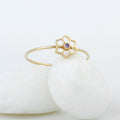 Miniature 14K ribbon line layered daily single ring Friendship Ring G812 [size 8 14]
