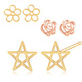 NizeJewelry [NeeGee] 14K GOLD WishYouWell Earrings 3-Piece Set