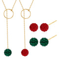 Fantastic Pearl Earrings + Ylong Necklace Gift Set