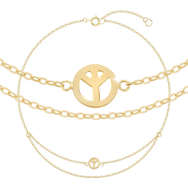 14K GOLD Sweet Gentle Chain Bracelet