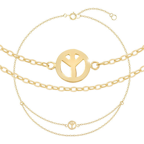14K GOLD Sweet Gentle Chain Bracelet