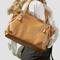 Befumo Natural Leather 429YUQ18 Shoulder Bag for Women with Zip Adjust Straps Daily Use