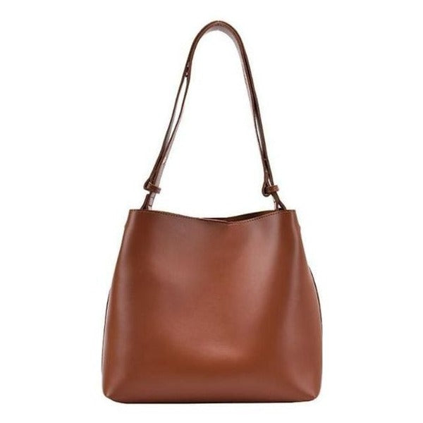 Befumo Simple 845EVX69 Women's Leather Bucket Bag 4 Colors Available