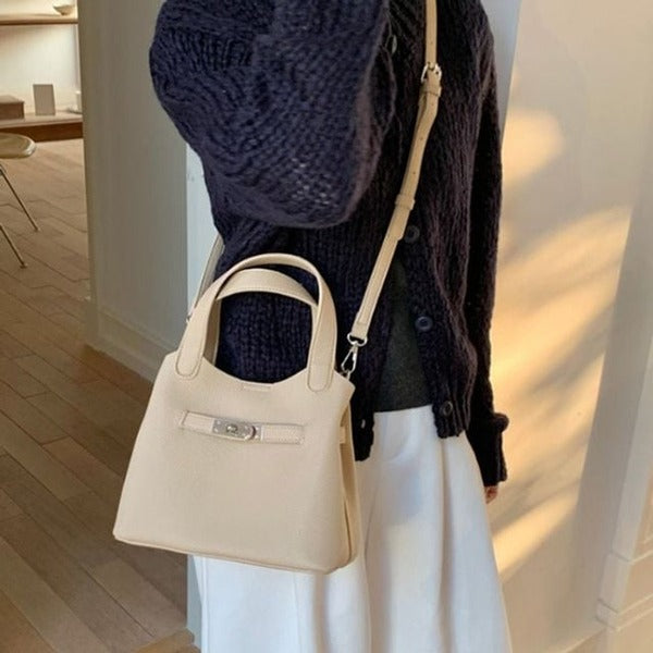 BeFriendMore Buckle 016BHI27 Long Crossbody Leather Women's Handbag