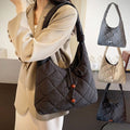 Beemore Women's 254UCV06 Quilted Shoulder Bag Ribbon Detail Daily Casual Bag