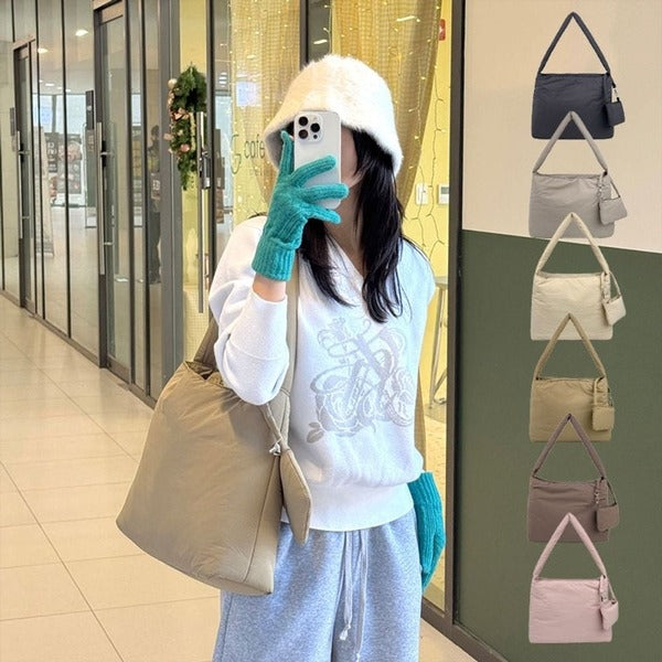 Beipomol Padding 567QEW00 Shoulder Bag for Women Daily Casual Big Bag