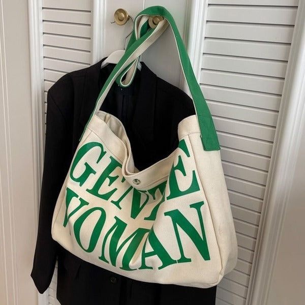 BeFriend Mall Shoulder 284AOB37 Travel Green Daily College Women's Bag Eco-Friendly