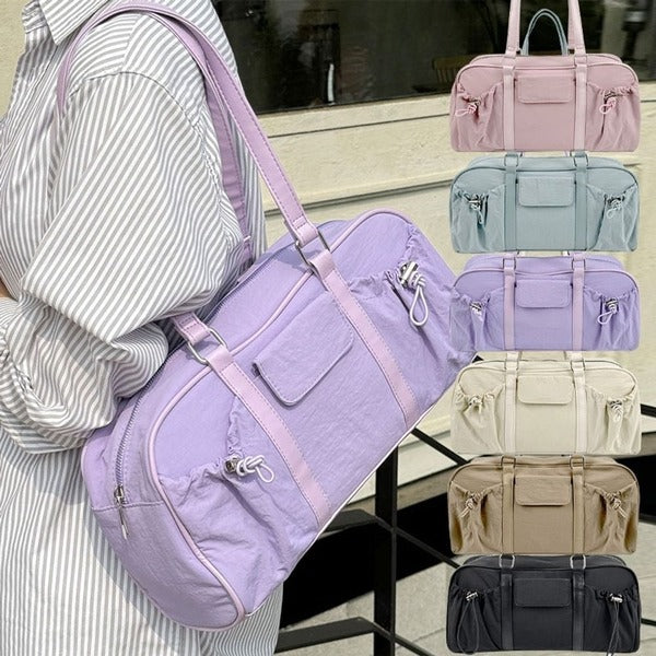 Befume Pash 424JSN60 Nylon Mini Boston Shoulder Bag for Daily Use Women's