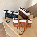 Beepmol Winter 604ARQ17 Belt Square Shoulder Bag Daily Bag 24
