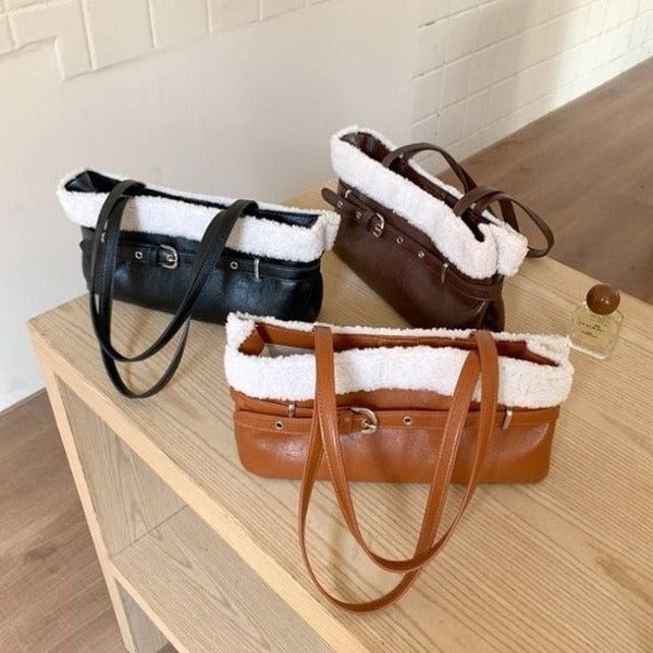 Beepmol Winter 604ARQ17 Belt Square Shoulder Bag Daily Bag 24