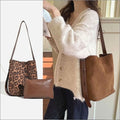 Bevmol Suede 544YKI53 Bag Includes Purse Shoulder Bag French Daily Bucket Bag