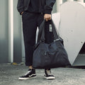 Men's Casual Simple Black Crossbody Shoulder Daily Bag