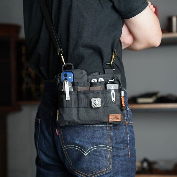 Bipolled EDC Tactical Pouch Bag VE5 Black