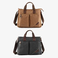 bestfriendmall men canvas tote crossbody travel work daily bag