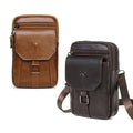 Befmol BM95 Mini Leather Crossbody Bag Casual Travel Hip Bag Phone Bag