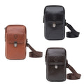 Beupeu Mall 7371 Leather Mini Cross Bag Travel Phone Casual Shoulder Bag