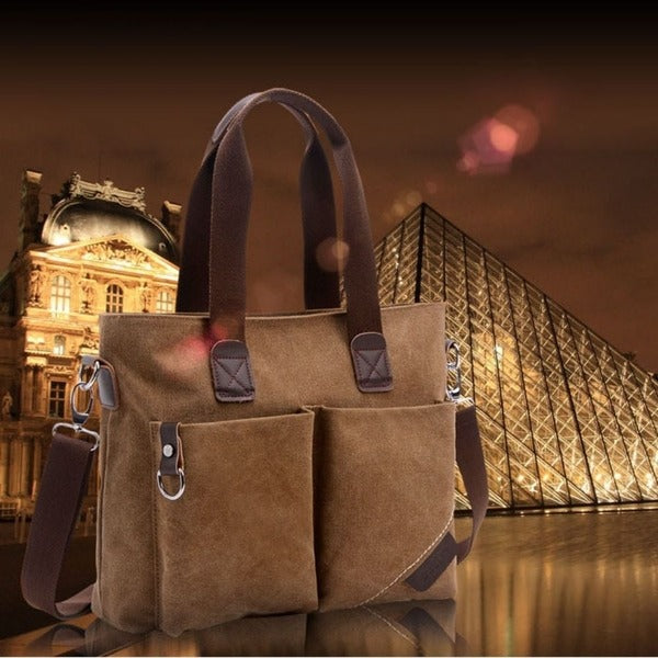 beemol male professional two-pocket laptop bag man's shoulder bag fashion bag