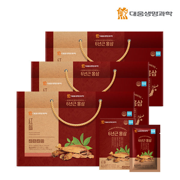 Daewoong Life Science 6-Year-Old Red Ginseng (Contains Domestic Red Ginseng Concentrate, 70ml x 30 P