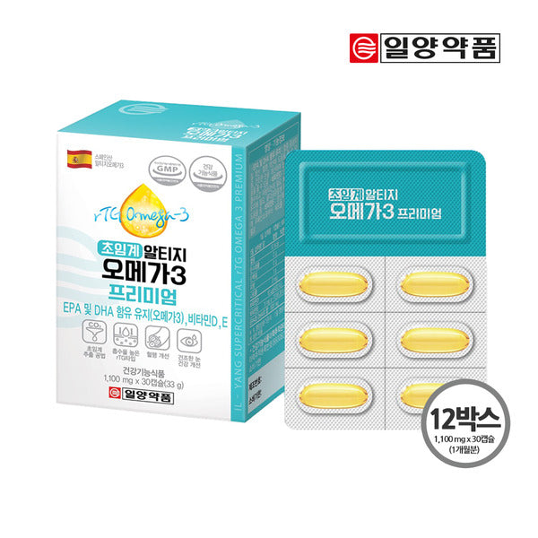 YilYang Pharmaceuticals YilYang Supercritical Altigi Omega3 Premium 12 months