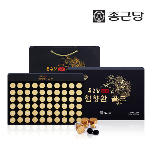 Jonggeundang Health Jonggeundang Emperor Agarwood Pill Gold 60 Tablets 1 Set