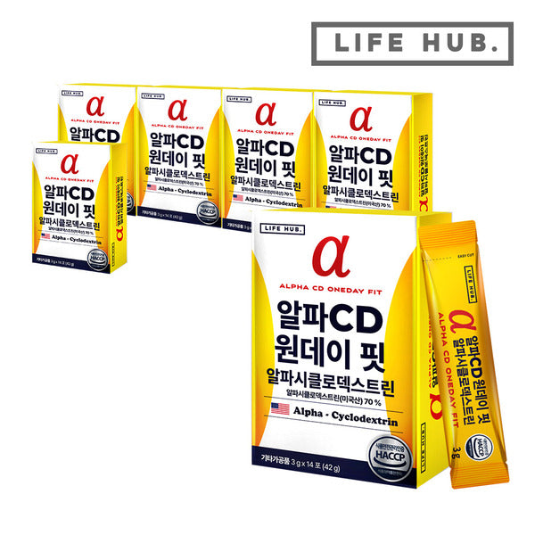 LifeHub AlphaCD OneDay Fit AlphaCyclo-Decystriin 6 Boxes (3g x 84 pods)
