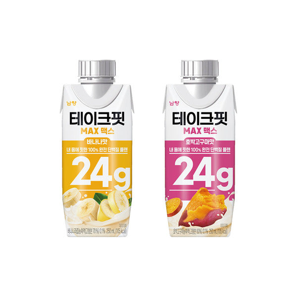 TakeFit Max 24G banana flavor 250mL x 24 + pumpkin sweet potato flavor
