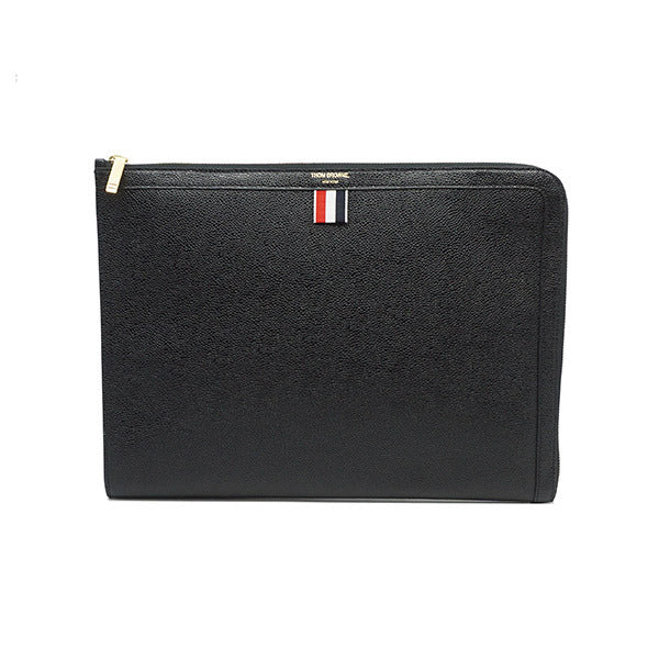 Tom Brown Pebble Grain Leather Document Folder Black MAC074A 00198 001