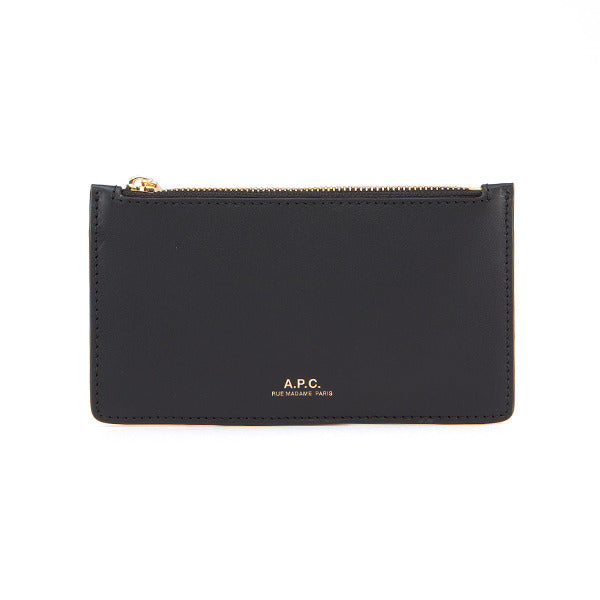 Apese PXAWV F63276 LZZ Black Willow Zipper Card Wallet