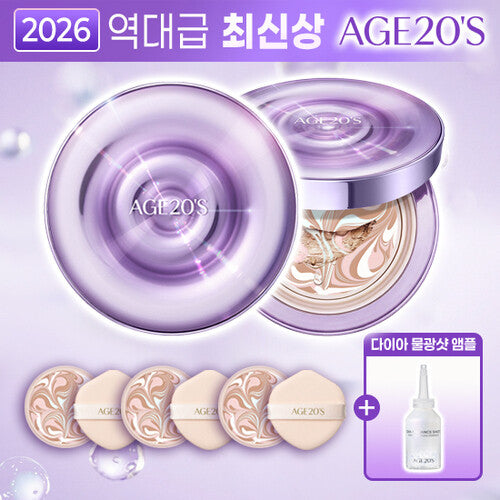 AGE20S Ampoule Essence Fact Dia Water Glow Shot Basic Set (Product 2+Refill 3+Ampoule Essence 1)