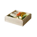Square Wood 25cm Colander Induction Compatible 18701989667501