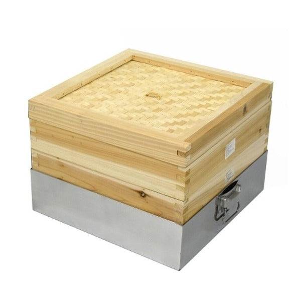Thumbs-up for a water pot, chopstick holder set, steamer, induction-compatible, wooden lid 118701990