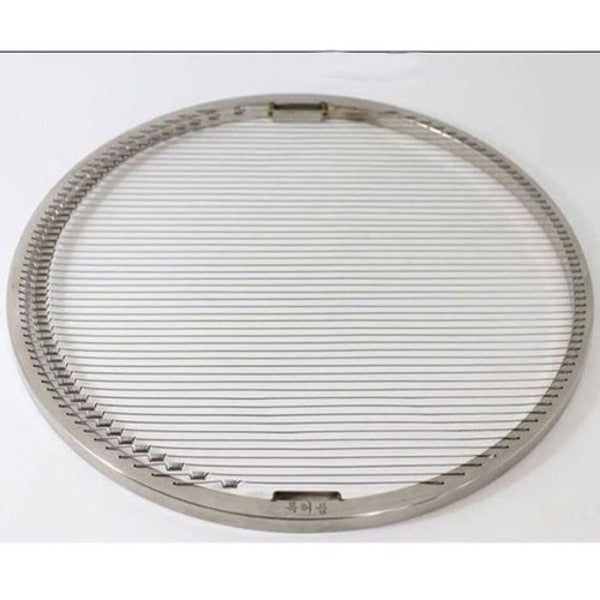 Round Grate Grill Plate BBQ Meat Fish Grill Small 18702053667501