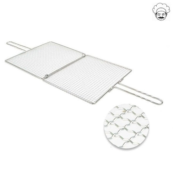 Excellent Stainless Square Overlapping Fish Grill (Large) 18702103667501