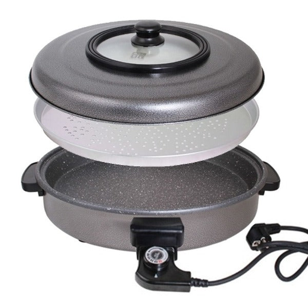 Daewon99000 Steamer Compatible Marble Coating Serving Pan Frying Pan 46cm 18702147667501