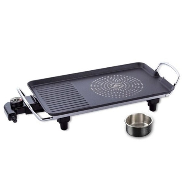 ThumbUp KitchenFlower Electric Grill Meat Plate Wide Griddle Pan 48cm