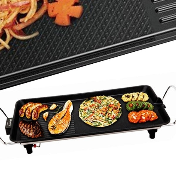 ThumbsUp KitchenArt 6629 Herb Electric Griddle 66cm and Wide Frying Pan 18702177667501