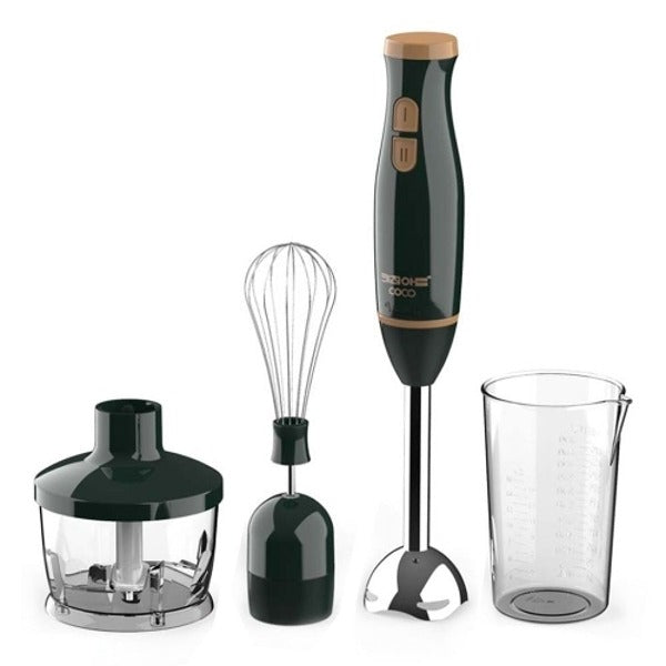 Thumbup KitchenArt 22HY Hand Blender Foam Maker Chopper Black Set 18706146667501