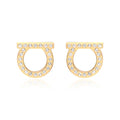 Ferragamo Gancini Crystal Earrings (Large)