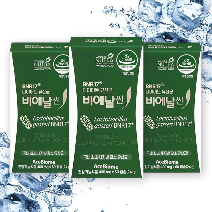 BNR17 Diet Probiotics Even Slim 400mg x 60 Capsules 3 Boxes //TB (42297464)